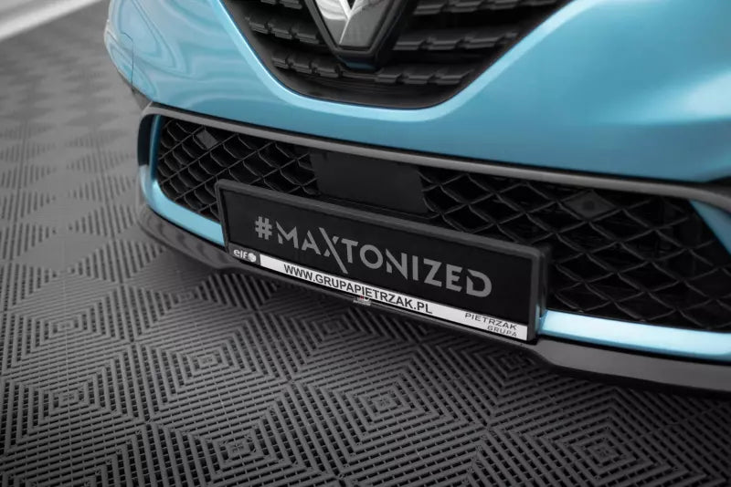 Maxton Design Frontlippe für Renault Clio R.S. Line Mk5 Hochglanz schwarz – Ansicht 3