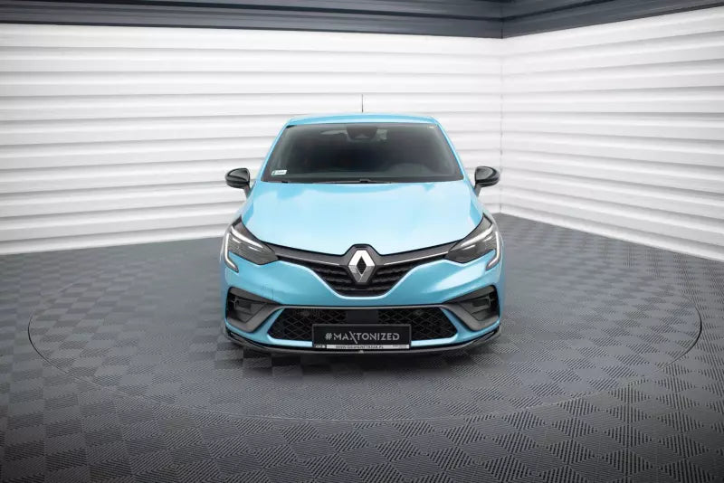 Maxton Design Frontlippe V.2 für Renault Clio R.S. Line Mk5 Hochglanz schwarz – Ansicht 2