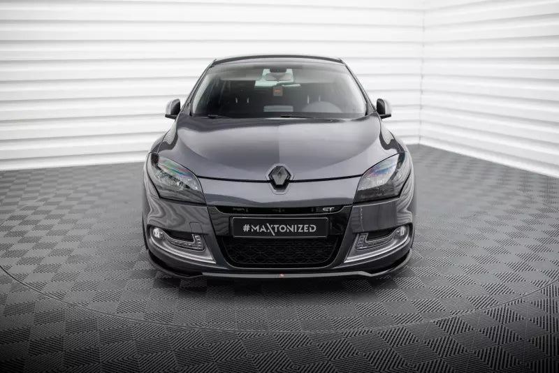 Maxton Design Frontlippe für Renault Megane GT Mk3 Facelift Hochglanz schwarz – Ansicht 2