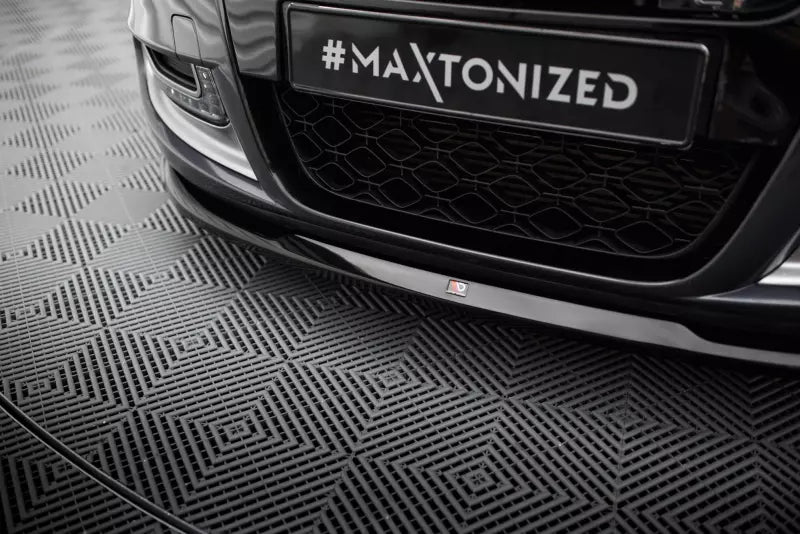 Maxton Design Frontlippe V.2 für Renault Megane GT Mk3 Facelift Hochglanz schwarz – Ansicht 3