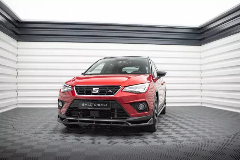 Maxton Design Frontlippe für Seat Arona FR Mk1 Hochglanz schwarz – Ansicht 1