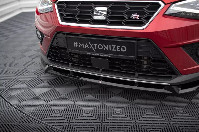 Maxton Design Frontlippe für Seat Arona FR Mk1 Hochglanz schwarz – Ansicht 3