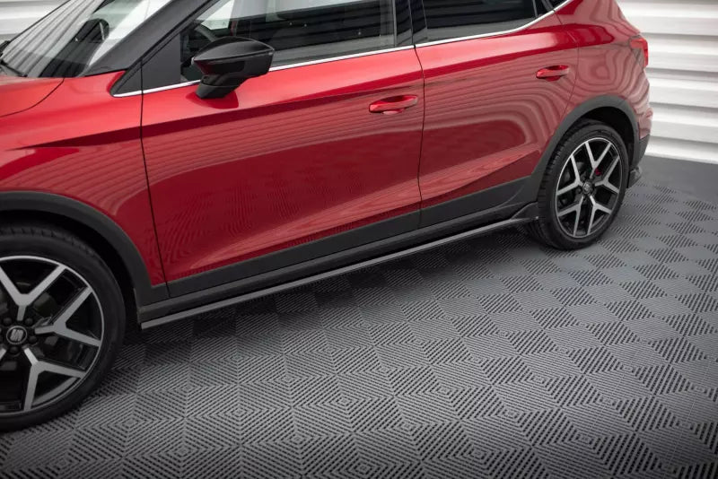 Maxton Design Seitenschweller (Paar) für Seat Arona FR Mk1 Hochglanz schwarz – Ansicht 1