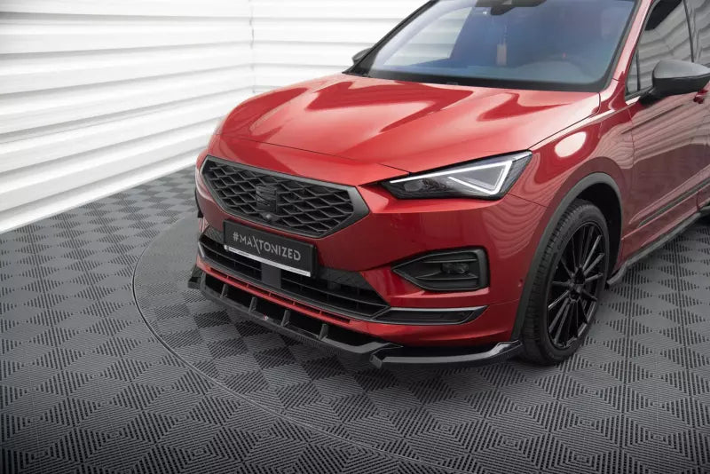 Maxton Design Frontlippe für Seat Tarraco FR Mk1 Hochglanz schwarz – Ansicht 1