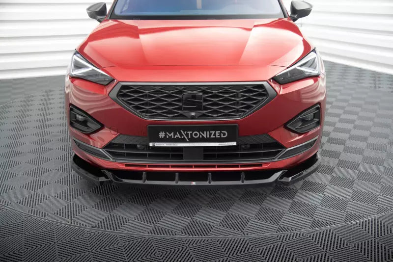 Maxton Design Frontlippe für Seat Tarraco FR Mk1 Hochglanz schwarz – Ansicht 2