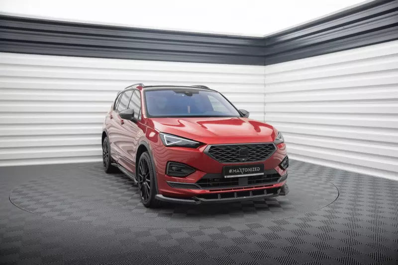Maxton Design Frontlippe für Seat Tarraco FR Mk1 Hochglanz schwarz – Ansicht 3