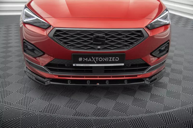 Maxton Design Frontlippe V.2 für Seat Tarraco FR Mk1 Hochglanz schwarz – Ansicht 2