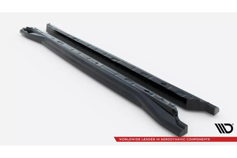 Maxton Design Seitenschweller (Paar) für Seat Tarraco FR Mk1 Hochglanz schwarz – Ansicht 4