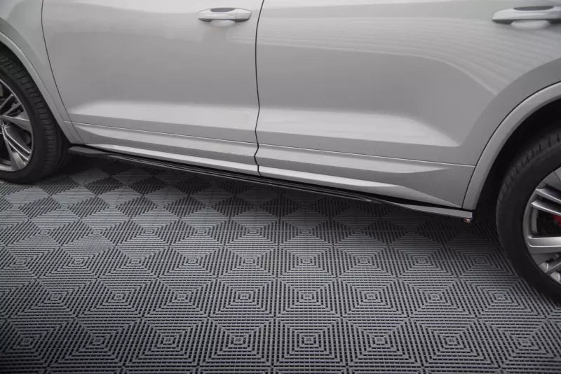Maxton Design Seitenschweller (Paar) für Skoda Kodiaq RS Mk1 Facelift Hochglanz schwarz – Ansicht 3