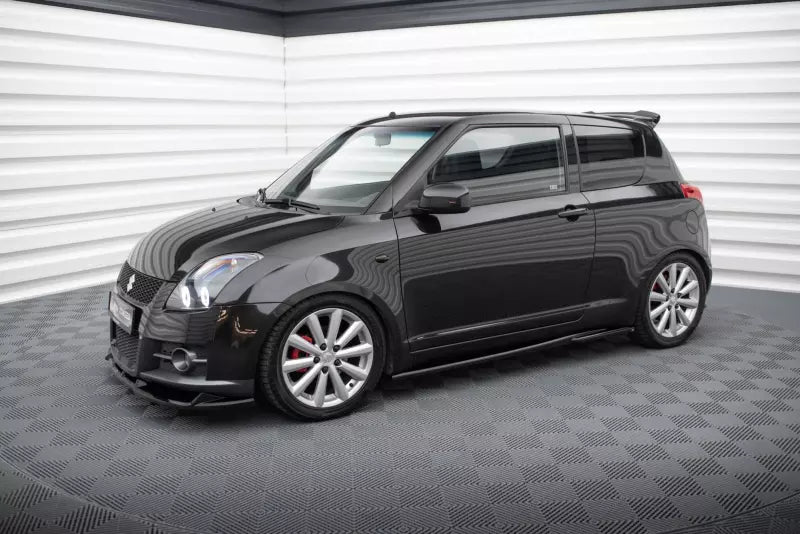 Maxton Design Seitenschweller (Paar) für Suzuki Swift Sport Mk4 Hochglanz schwarz – Ansicht 2
