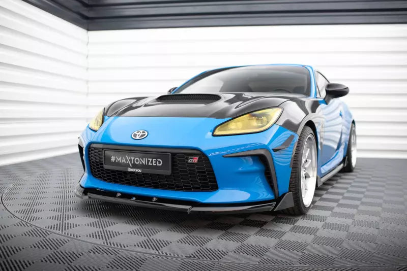 Maxton Design Frontlippe V.3 für Toyota GR86 Mk1 Hochglanz schwarz – Ansicht 1