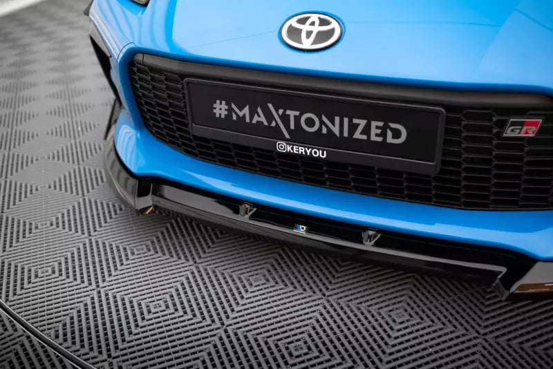 Maxton Design Frontlippe V.3 für Toyota GR86 Mk1 Hochglanz schwarz – Ansicht 3