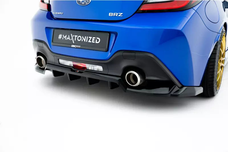 Maxton Design mittlerer Heckdiffusor DTM Look für Toyota GR86 Mk1 Hochglanz schwarz – Ansicht 3