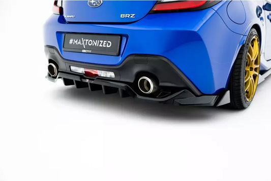 Maxton Design mittlerer Heckdiffusor DTM Look V.3 für Toyota GR86 Mk1 Hochglanz schwarz – Ansicht 1