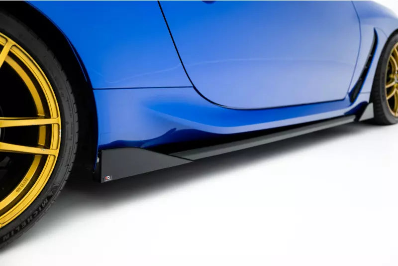 Maxton Design Seitenschweller (Paar) V.3 für Toyota GR86 Mk1 Hochglanz schwarz – Ansicht 1