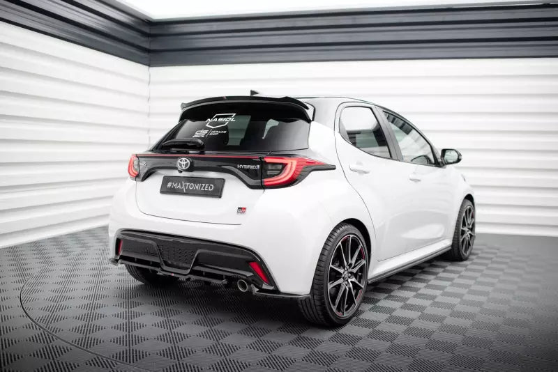 Maxton Design Heckspoiler Lippe für Toyota Yaris GR Sport Mk4 Hochglanz schwarz – Ansicht 3