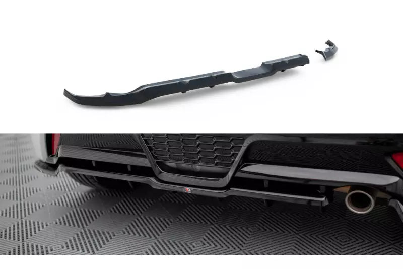 Maxton Design mittlerer Heckdiffusor DTM Look für Toyota Yaris GR Sport Mk4 Hochglanz schwarz – Ansicht 2