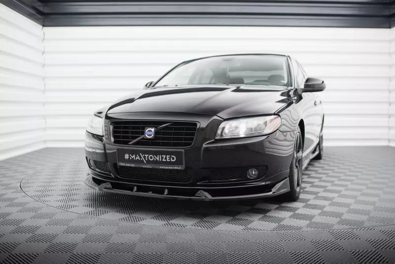 Maxton Design Frontlippe für Volvo S80 Mk2 Hochglanz schwarz – Ansicht 1