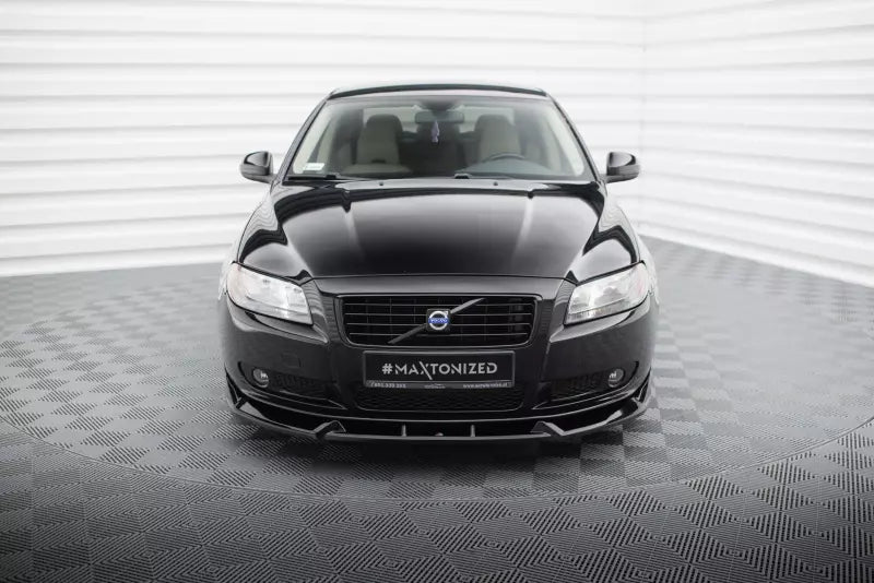 Maxton Design Frontlippe für Volvo S80 Mk2 Hochglanz schwarz – Ansicht 2