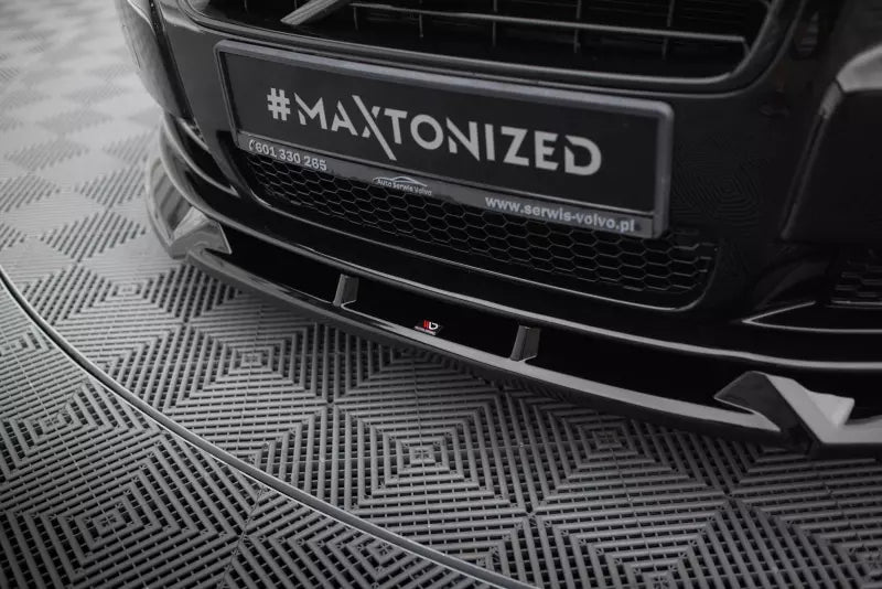 Maxton Design Frontlippe für Volvo S80 Mk2 Hochglanz schwarz – Ansicht 3