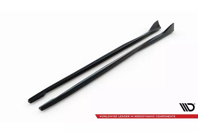 Maxton Design Seitenschweller (Paar) für Volvo S80 Mk2 Hochglanz schwarz – Ansicht 4