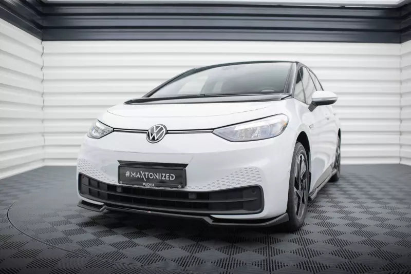 Maxton Design Frontlippe für Volkswagen ID.3 Mk1 Hochglanz schwarz – Ansicht 1