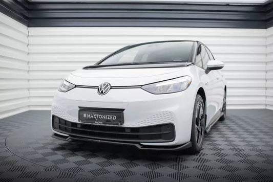 Maxton Design Frontlippe für Volkswagen ID.3 Mk1 Hochglanz schwarz – Ansicht 1