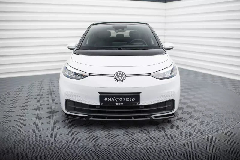 Maxton Design Frontlippe V.2 für Volkswagen ID.3 Mk1 Hochglanz schwarz – Ansicht 2