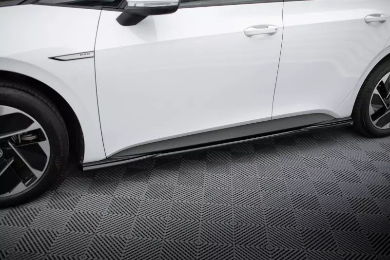 Maxton Design Seitenschweller (Paar) für VW ID.3 Mk1 Hochglanz schwarz – Ansicht 1