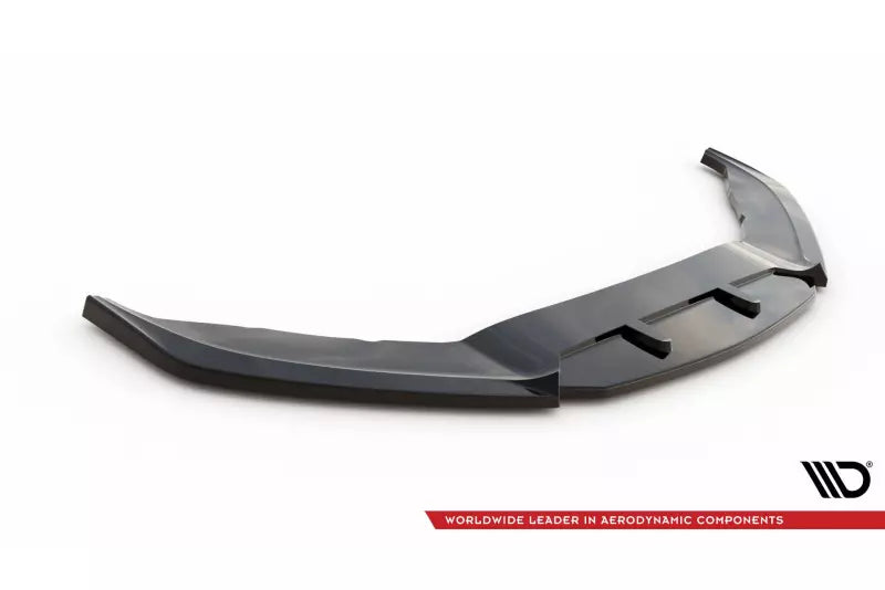 Maxton Design Frontlippe V.3 für Volkswagen Scirocco R Mk3 Hochglanz schwarz – Ansicht 4