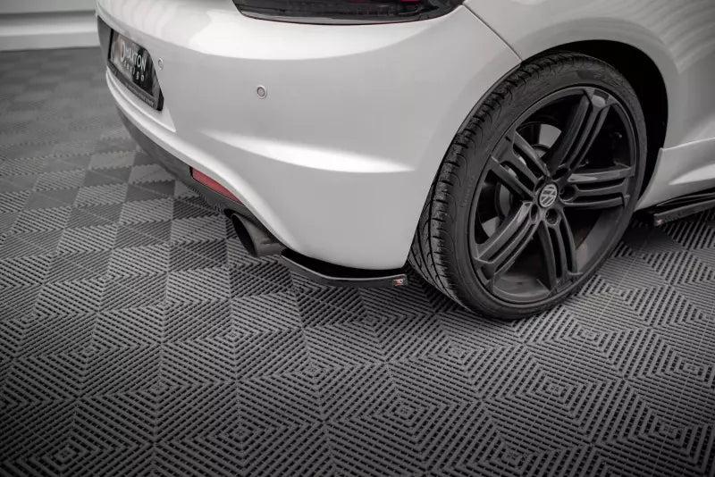 Maxton Design Diffusor Flaps V.2 für Volkswagen Scirocco R Mk3 Hochglanz schwarz – Ansicht 1