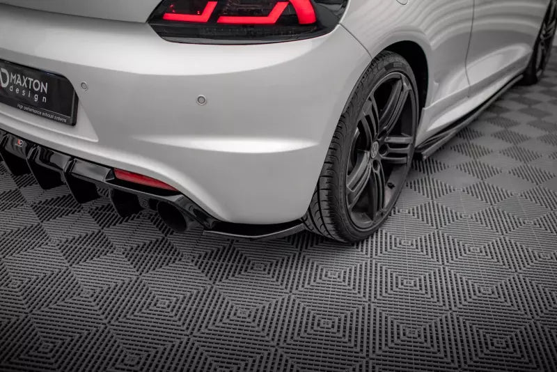 Maxton Design Diffusor Flaps V.3 für Volkswagen Scirocco R Mk3 Hochglanz schwarz – Ansicht 1