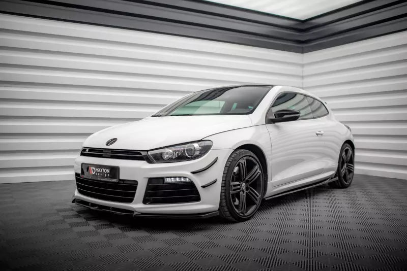 Maxton Design Seitenschweller (Paar) V.2 für VW Scirocco R Mk3 Hochglanz schwarz – Ansicht 2