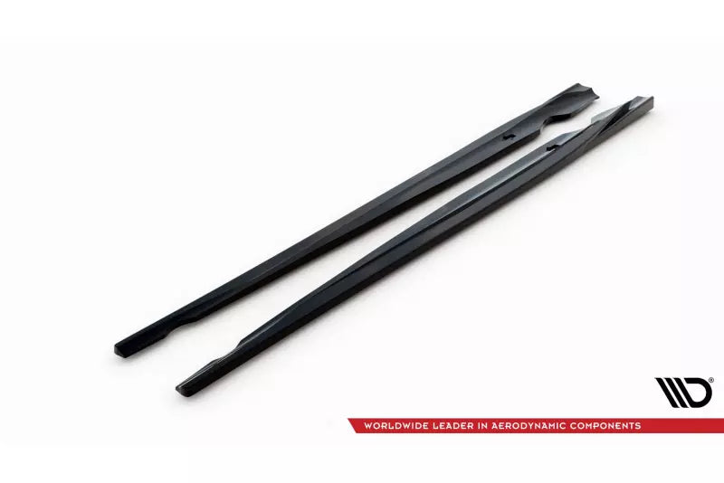 Maxton Design Seitenschweller (Paar) V.2 für VW Scirocco R Mk3 Hochglanz schwarz – Ansicht 4