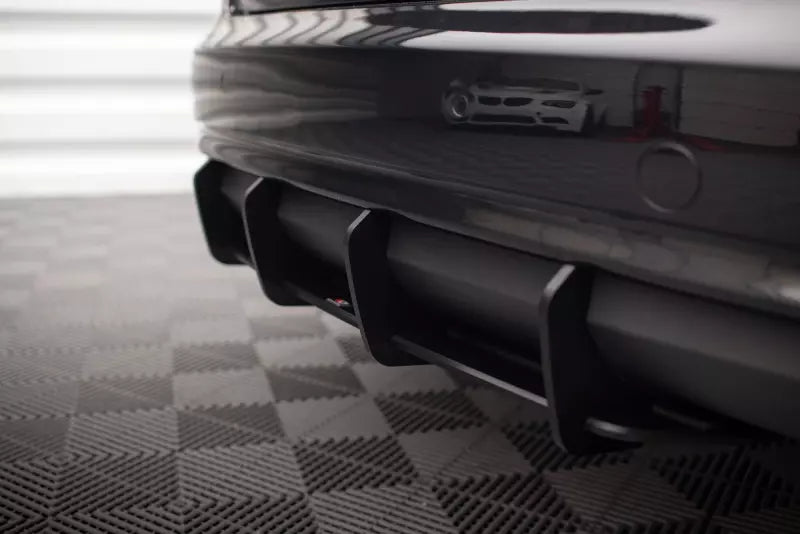 Maxton Design Street Pro Heckdiffusor für Audi A4 B8 Facelift Schwarz – Ansicht 4
