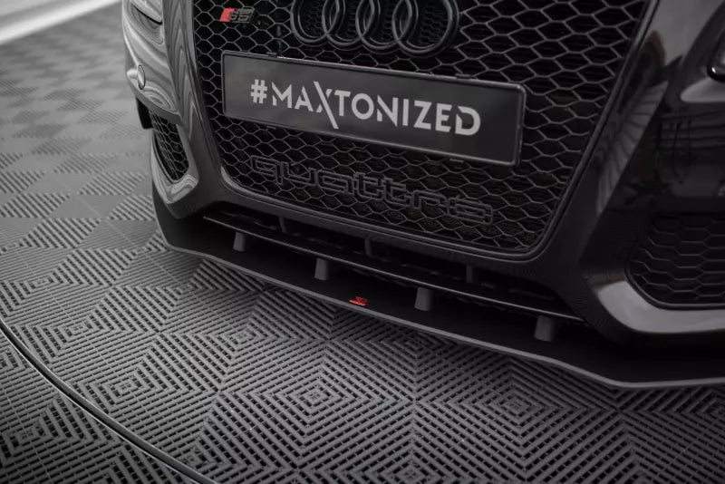 Maxton Design Street Pro Frontlippe für Audi S5 / A5 S-Line B8 8T Schwarz matt – Ansicht 3