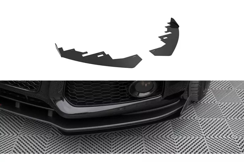 Maxton Design Street Pro Frontlippen Flaps für Audi S5 / A5 S-Line B8 8T – Ansicht 1