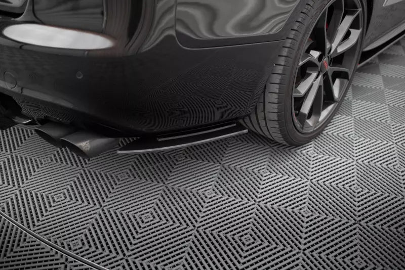 Maxton Design Street Pro Diffusor Flaps für Audi S5 / A5 S-Line Coupe / Cabriolet B8 8T Schwarz matt – Ansicht 1