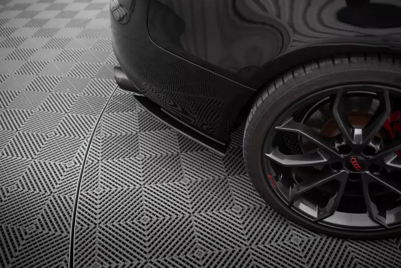 Maxton Design Street Pro Diffusor Flaps für Audi S5 / A5 S-Line Coupe / Cabriolet B8 8T Schwarz matt – Ansicht 3