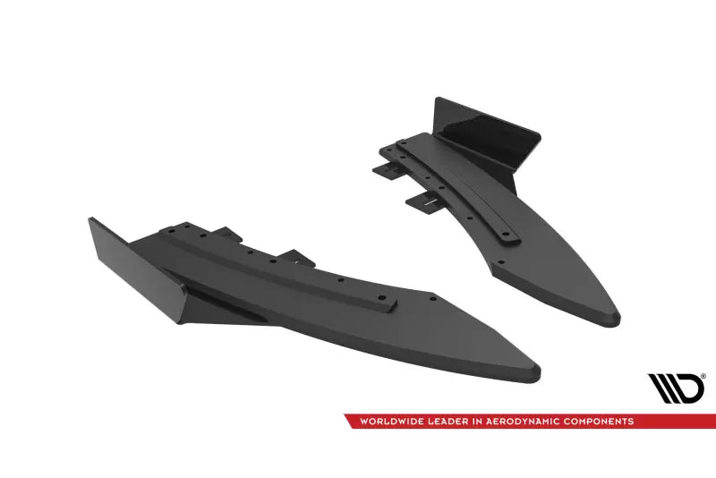 Maxton Design Street Pro Diffusor Flaps für Audi S5 / A5 S-Line Coupe / Cabriolet B8 8T matt Schwarz mit Hochglanz Flaps – Ansicht 4