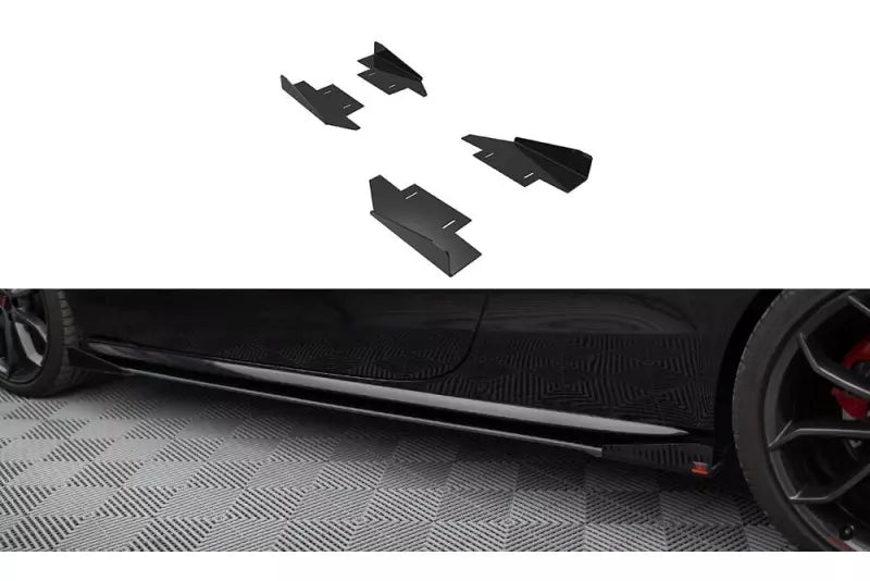 Maxton Design Street Pro Seitenschweller-Flaps für Audi A5 / A5 S-Line / S5 Coupe / Cabrio B8 8T / B8 8T Facelift – Ansicht 1