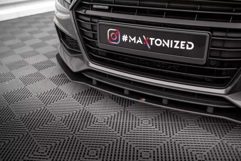 Maxton Design Street Pro Frontlippe für Audi TT S / S-Line 8S Schwarz matt – Ansicht 3