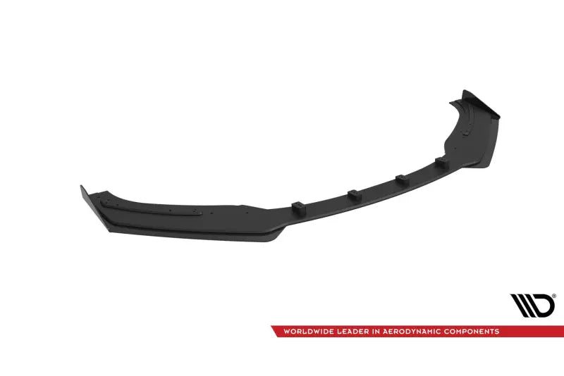 Maxton Design Street Pro Frontlippe für Audi TT S / S-Line 8S Schwarz mit Hochglanz Flaps – Ansicht 4