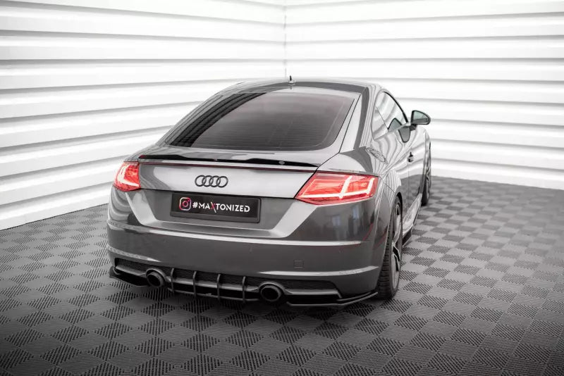 Maxton Design Street Pro Diffusor Flaps für Audi TT S-Line 8S Schwarz matt – Ansicht 2