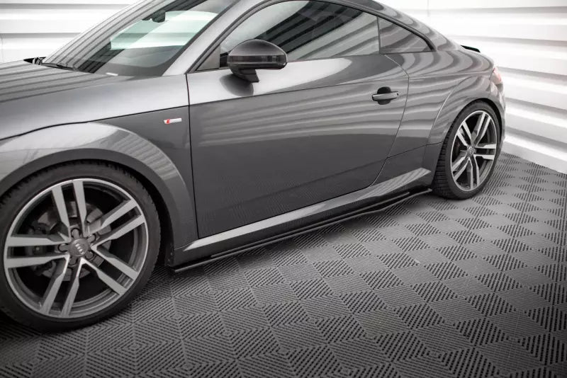 Maxton Design Street Pro Seitenschweller (Paar) für Audi TT S / S-Line 8S Schwarz matt – Ansicht 1