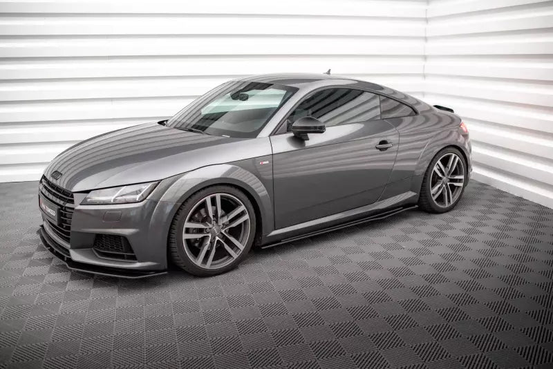 Maxton Design Street Pro Seitenschweller (Paar) für Audi TT S / S-Line 8S Schwarz matt – Ansicht 2
