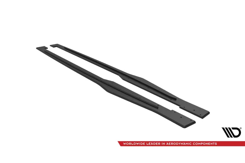Maxton Design Street Pro Seitenschweller (Paar) für Audi TT S / S-Line 8S Schwarz matt – Ansicht 4