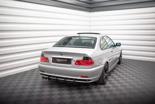 Maxton Design Street Pro Heckdiffusor für BMW 3er Coupe E46 Schwarz – Ansicht 1