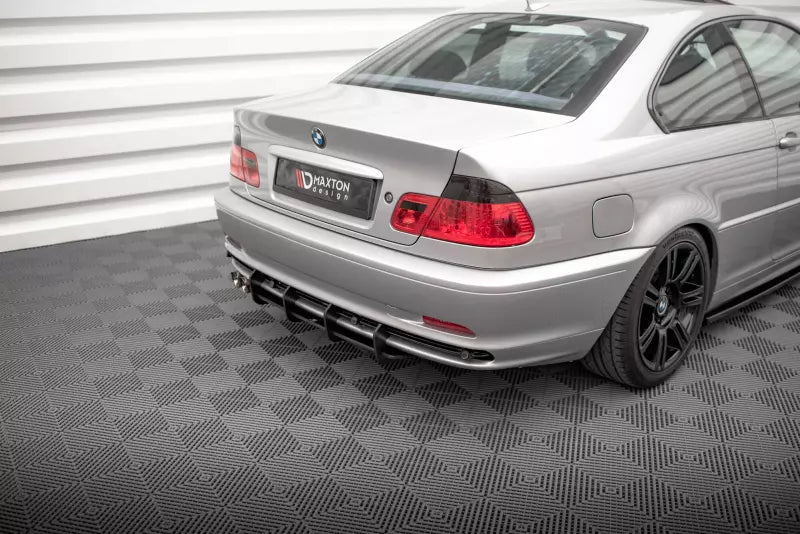 Maxton Design Street Pro Heckdiffusor für BMW 3er Coupe E46 Schwarz – Ansicht 2