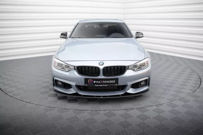 Maxton Design Street Pro Frontlippe für BMW 4er F32 F33 F36 M-Paket Schwarz – Ansicht 2